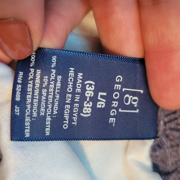 Large George Tropical Athletic Swimming Trunks - Picture 3 of 4